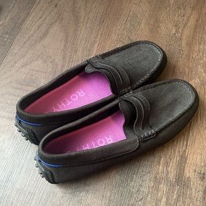 Rothy’s The Driver Loafer Black Flat NWT